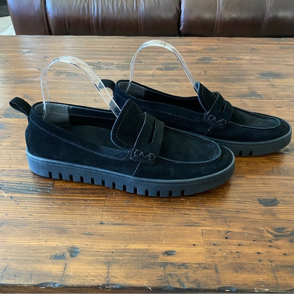 Vionic Uptown Women's Slip-on Loafer Moc Casual Shoes Black Suede Size 10 - Picture 1 of 13